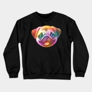 Adorable Pug Face Crewneck Sweatshirt